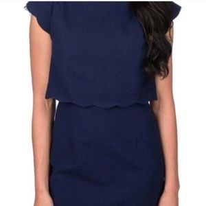 NWT Lauren James Sullivan Dress Navy